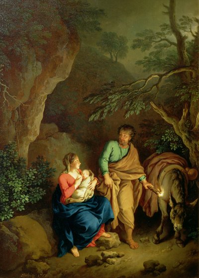 Rest on the Flight into Egypt, 1760 by Christian Wilhelm Ernst Dietrich